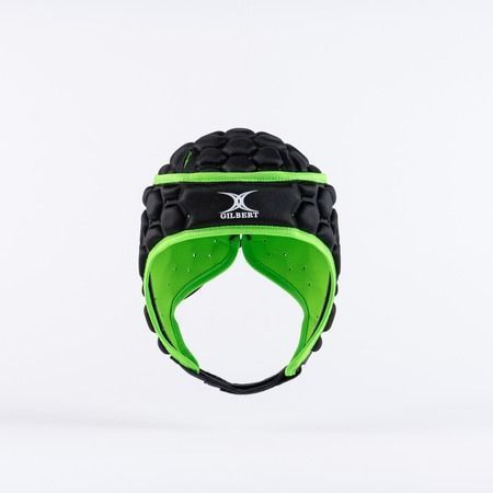 Casco da rugby - GILBERT - XP 250 - Nero/Verde