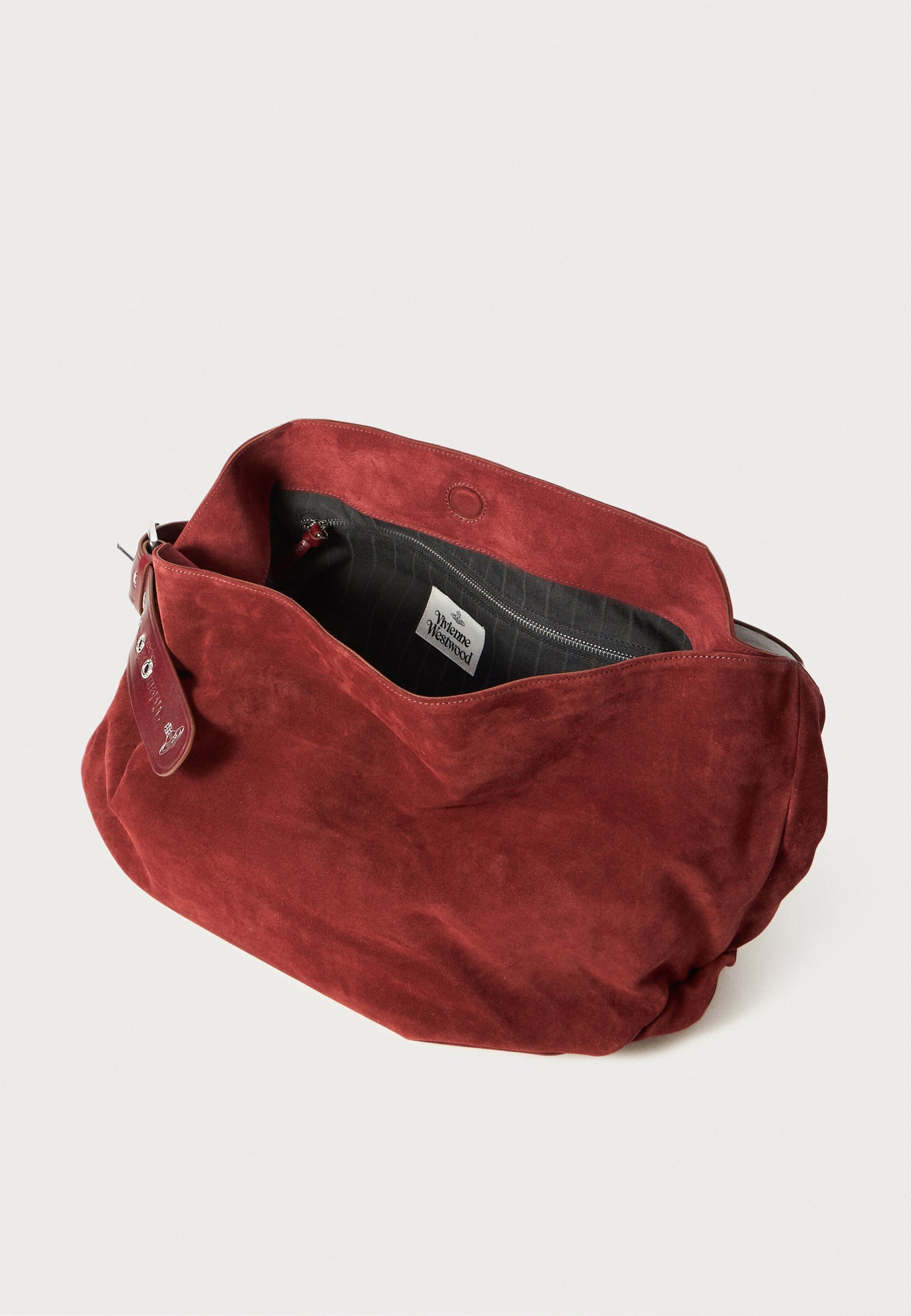 Vivienne Westwood MAXIME LARGE SHOULDER BAG UNISEX - Kabelka - bordová