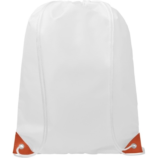 Oriole Bullet Contrast Design Drawstring Backpack