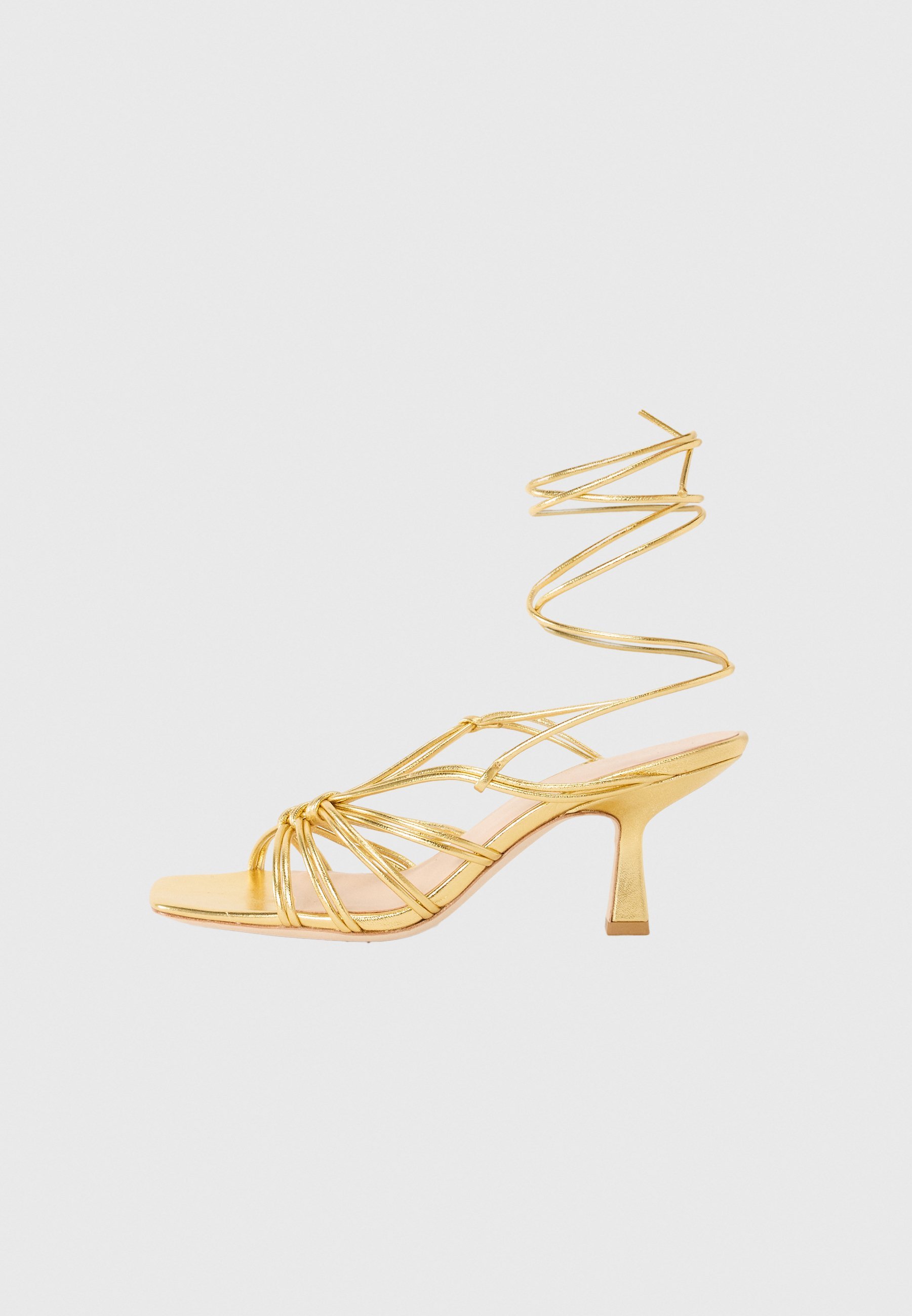 Loeffler Randall VIVIENNE - Sandały na wysokim obcasie - złote/kolorowe