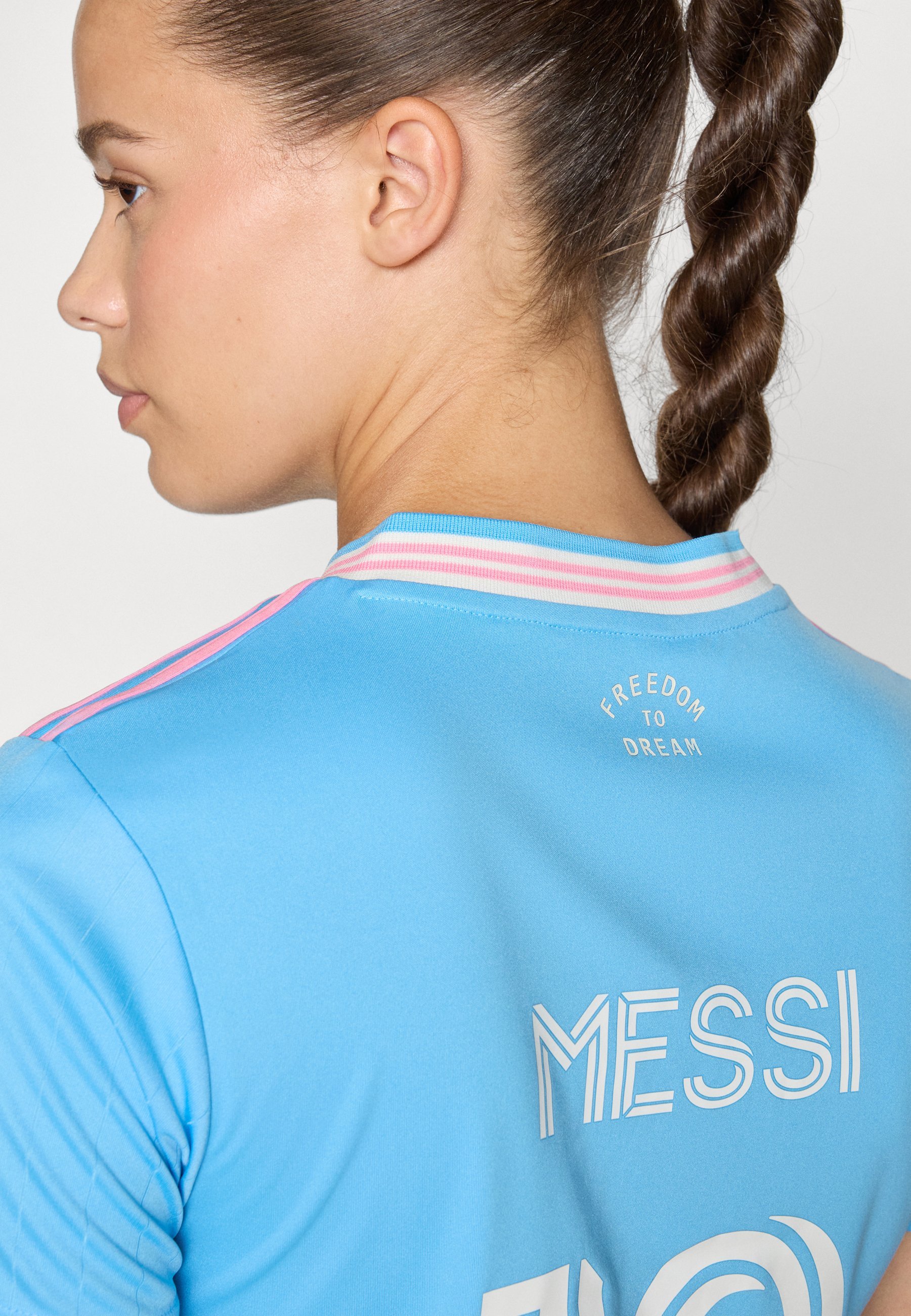 adidas Originals INTER MIAMI MESSI NAME & NUMBER THIRD DAMEN - Clubwear - Semi Blue Burst