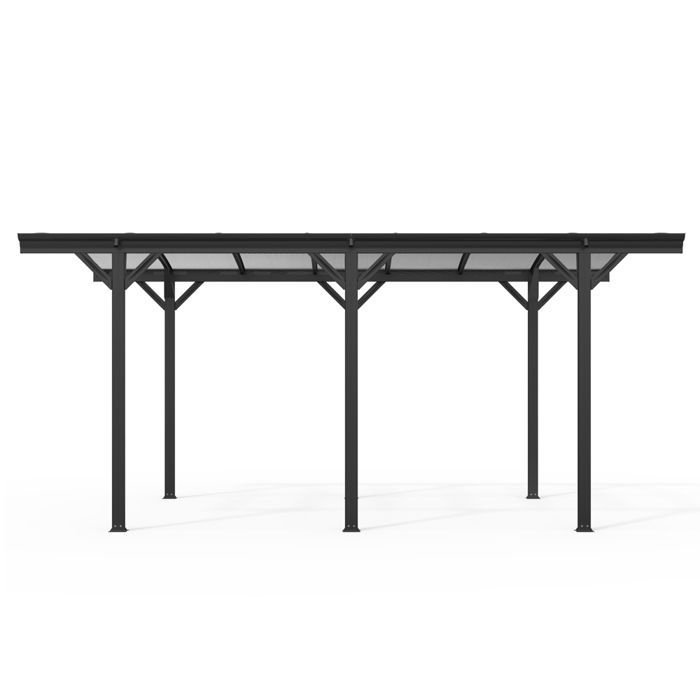 Carport HOME DELUXE 'FALO' >Colore: Nero