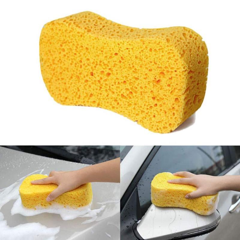 1 Stück Autowaschschwamm, gemischtfarbig, Reinigungsschwamm, handlicher großer weicher Schwamm, Küchenwaschschwamm, vakuumverpackt