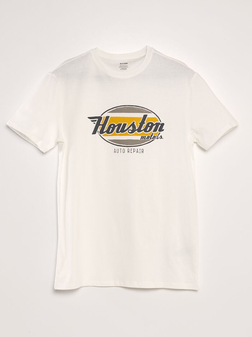 Bedrukt T-shirt - WIT