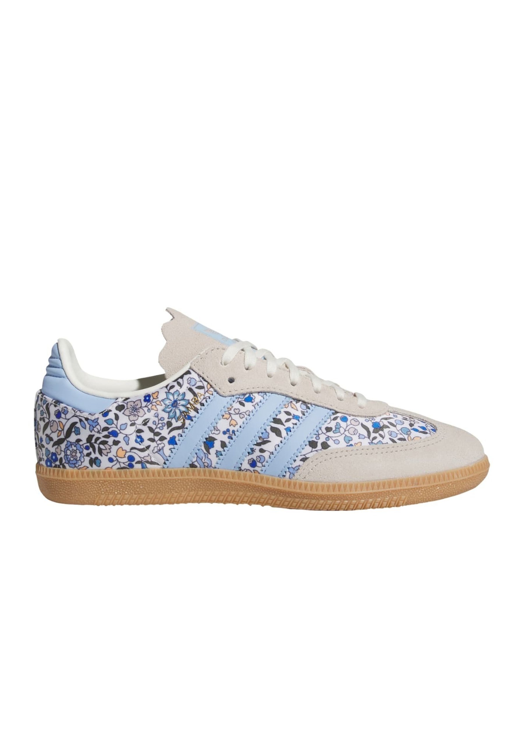 adidas Originals SAMBA OG LIBERTY LONDON - Joggesko - blue off white gum