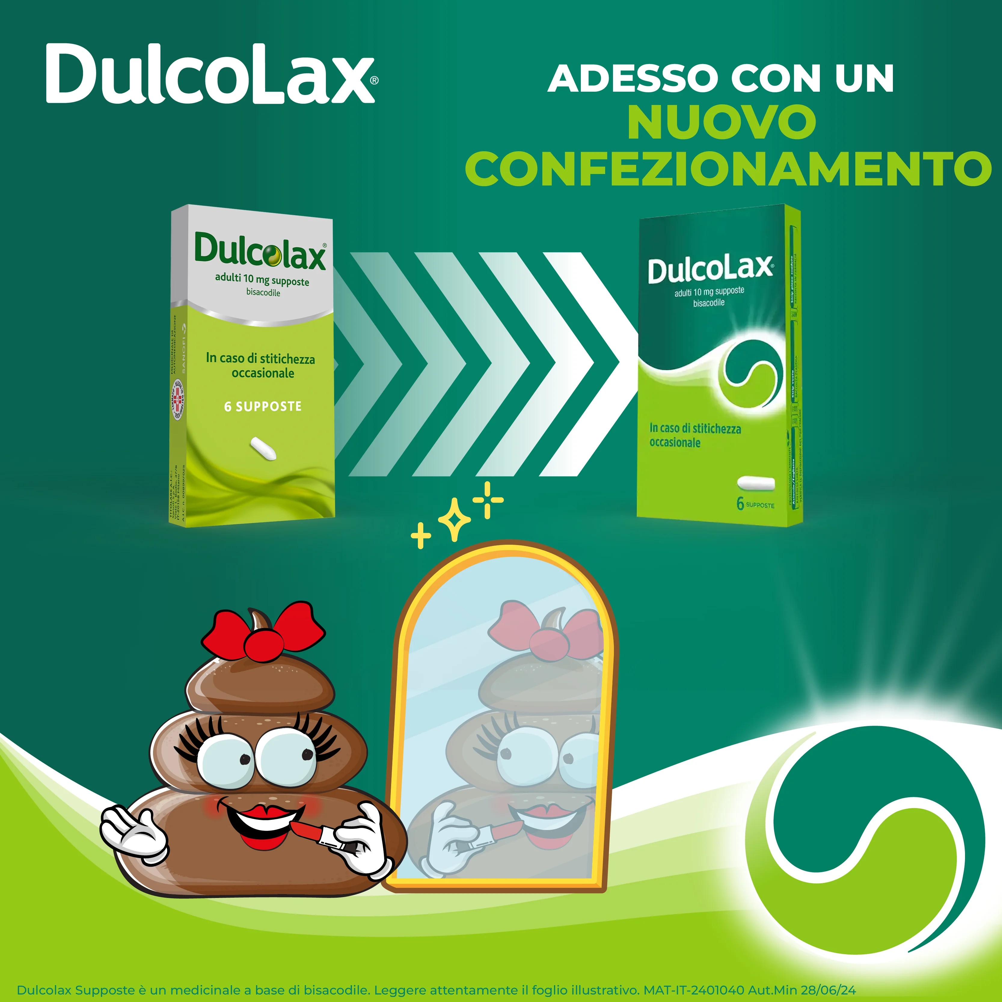 DULCO Dulcolax zetpillen voor volwassenen 10 mg 6 laxeerzetpillen