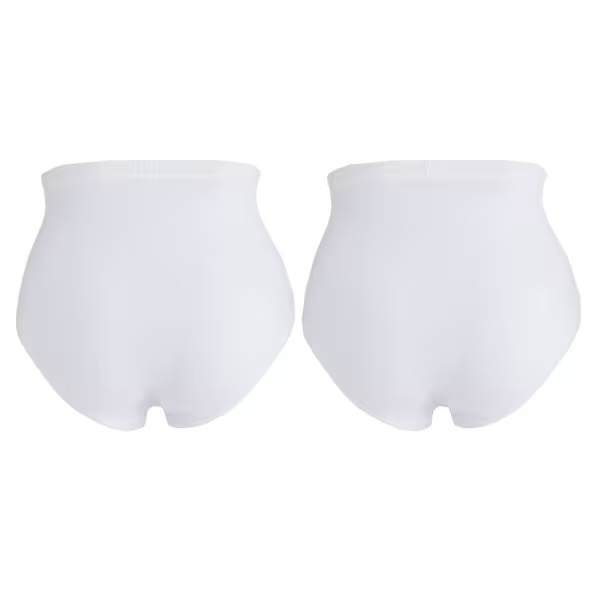 Kruidvat Cotton Shape Maxi sieviešu biksītes<br>baltas, L izmērs, 2 gab.