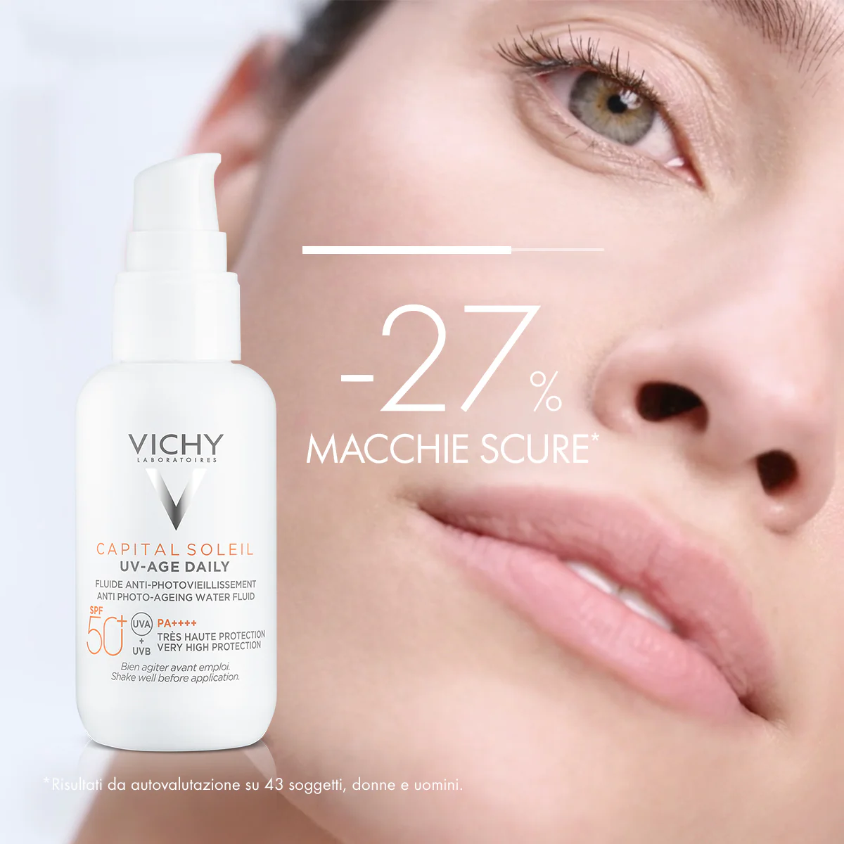 Capital Soleil Capital Soleil UV-Age Fluido Anti-Fotoinvecchiamento SPF50 - Trattamenti Protettivi, Solare viso alta prot.