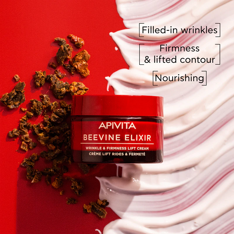 Apivita Beevine Elixir Cream Bohatý liftingový a spevňujúci krém pre výživu a optimálnu hydratáciu pokožky