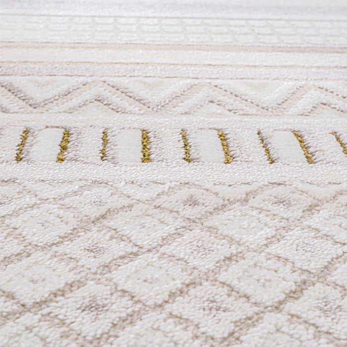 Alfombra grande de diseño contemporáneo y moderno - Beige (290x200 cm) - Nimbus Beige