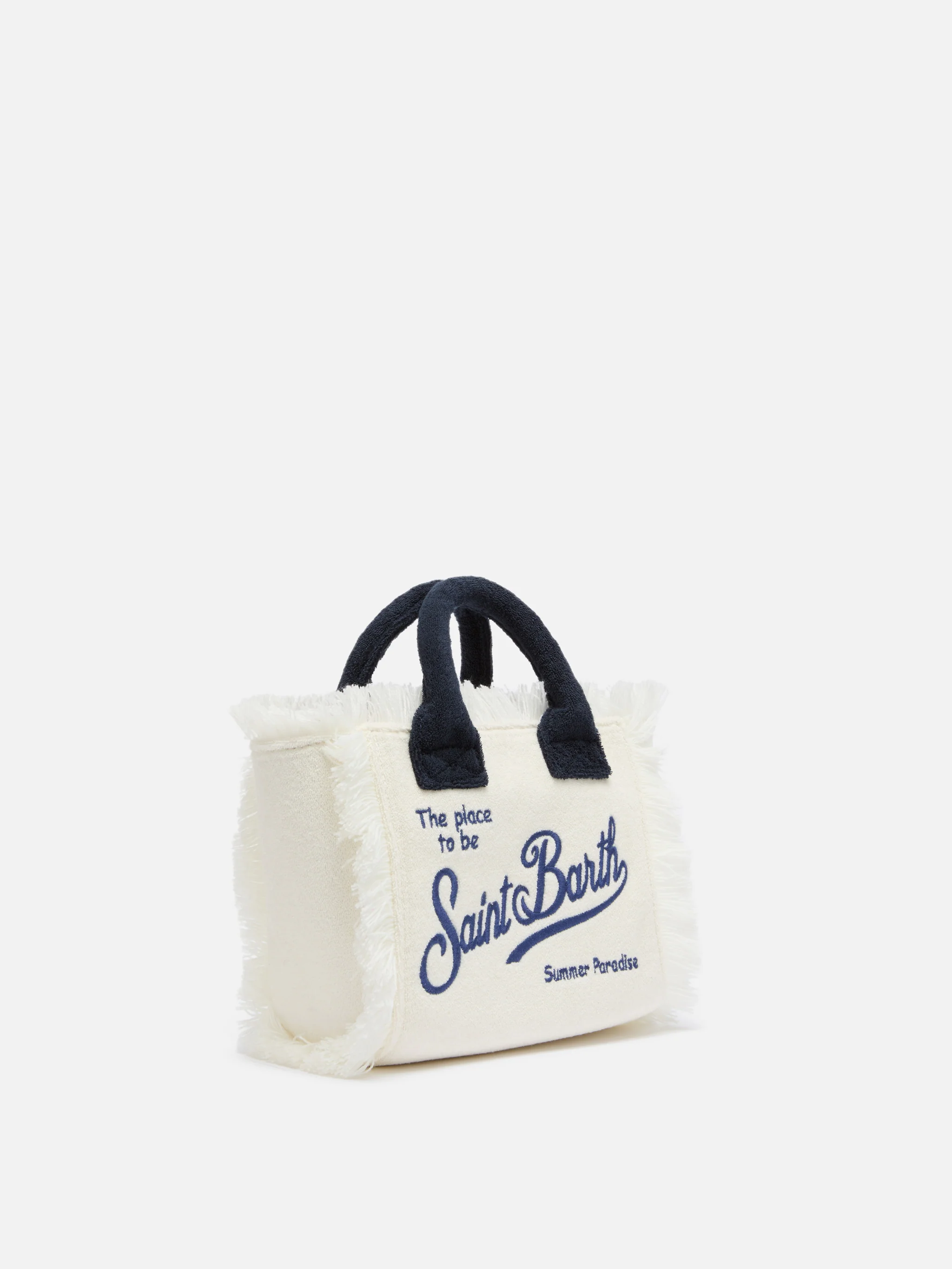 Mini toilettasje met sponsje, wit