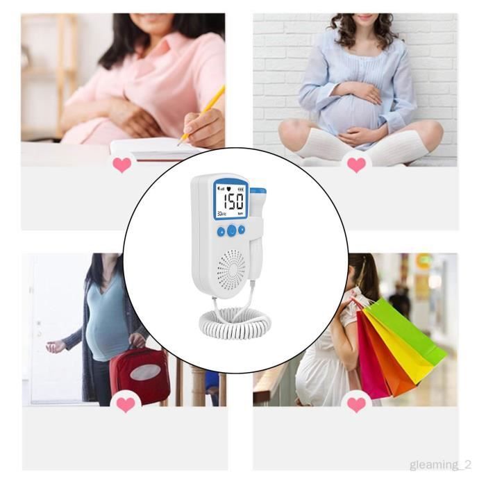 Home Doppler Fetal Heart Rate Monitor - Baby Blue