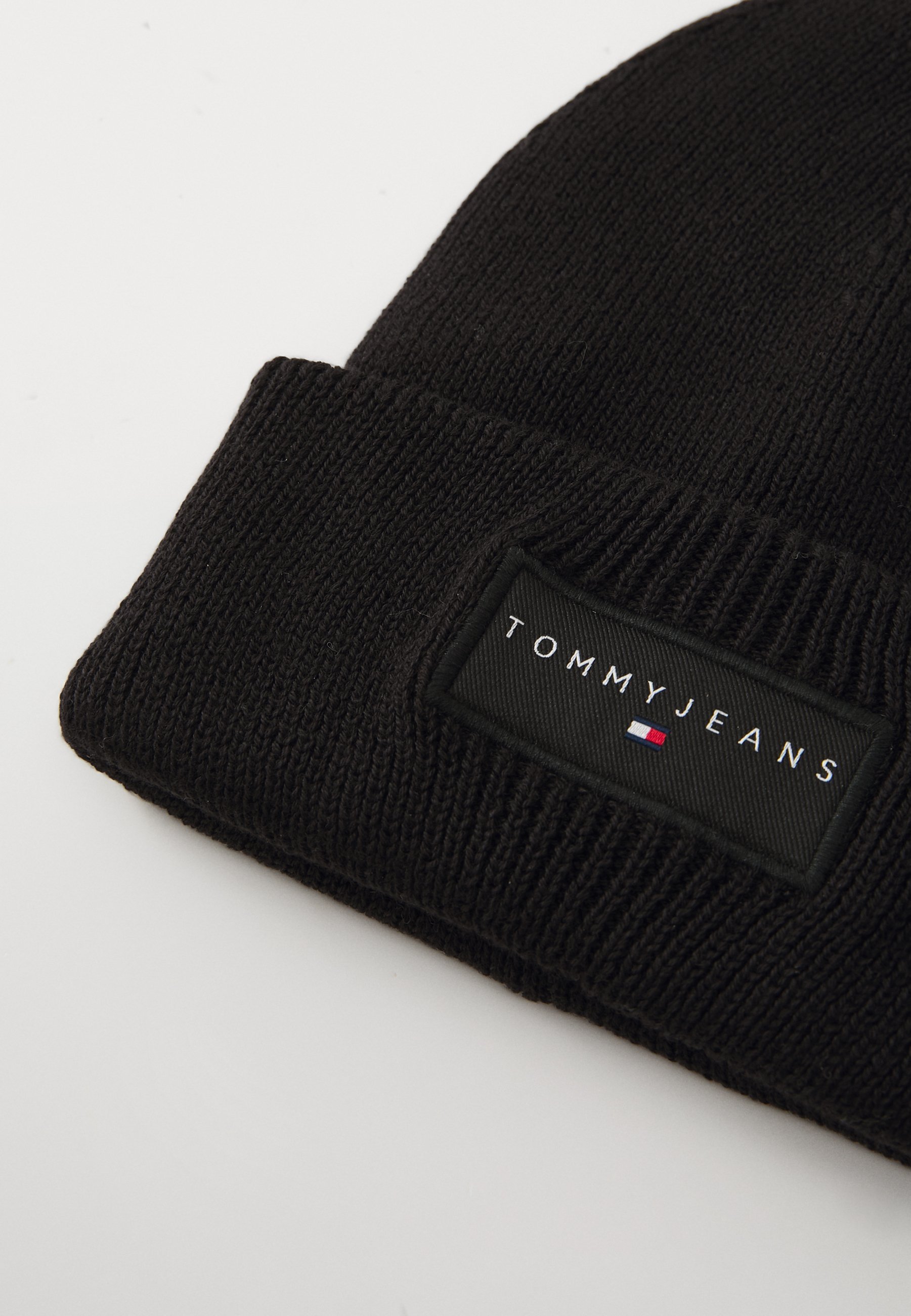 Bonnet Tommy Jeans LINEAR unisexe - Noir