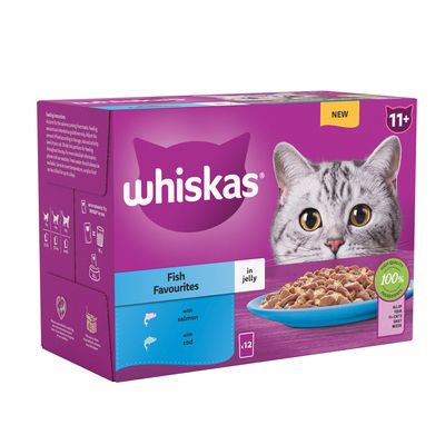 Whiskas 11+ Senior Zakjes in Gelei