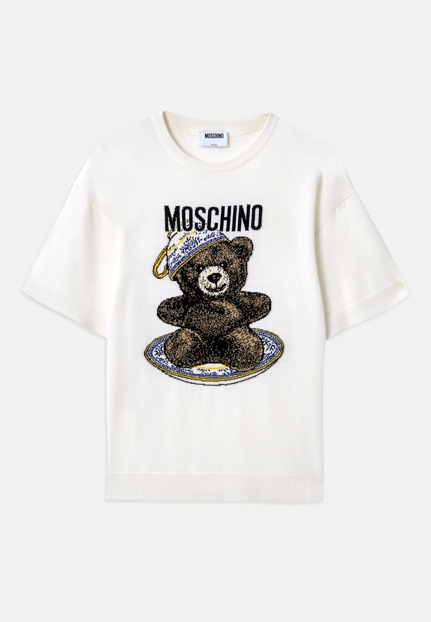 MOSCHINO Top - wielokolorowy/biały