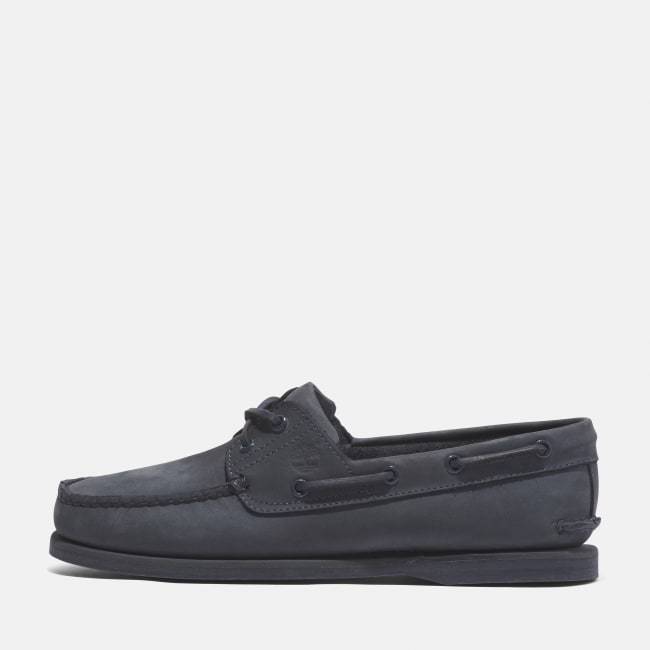 Scarpa da Barca in Pelle Classic da Uomo in blu                scuro