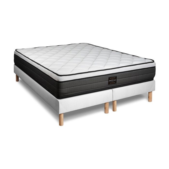Ensemble Suite 180x200 Ressorts ensachés, mémoire de forme 5 zones