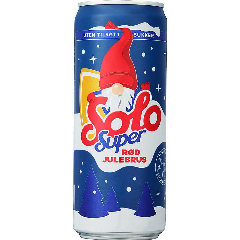 Solo Solo Super 0,33 l elegante kerstsoda