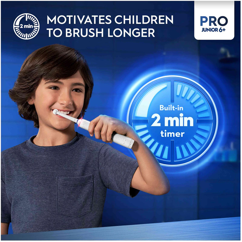 Oral-B PRO Junior 6+ elektrische tandenborstel voor kinderen