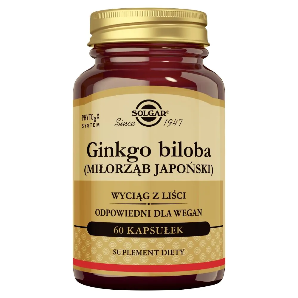 Solgar Ginkgo Biloba kapsułki