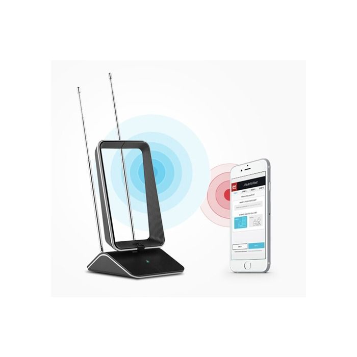 One For All SV 9465-5G Indoor Passive DVB-T/T2 Telescopic Antenna, Black