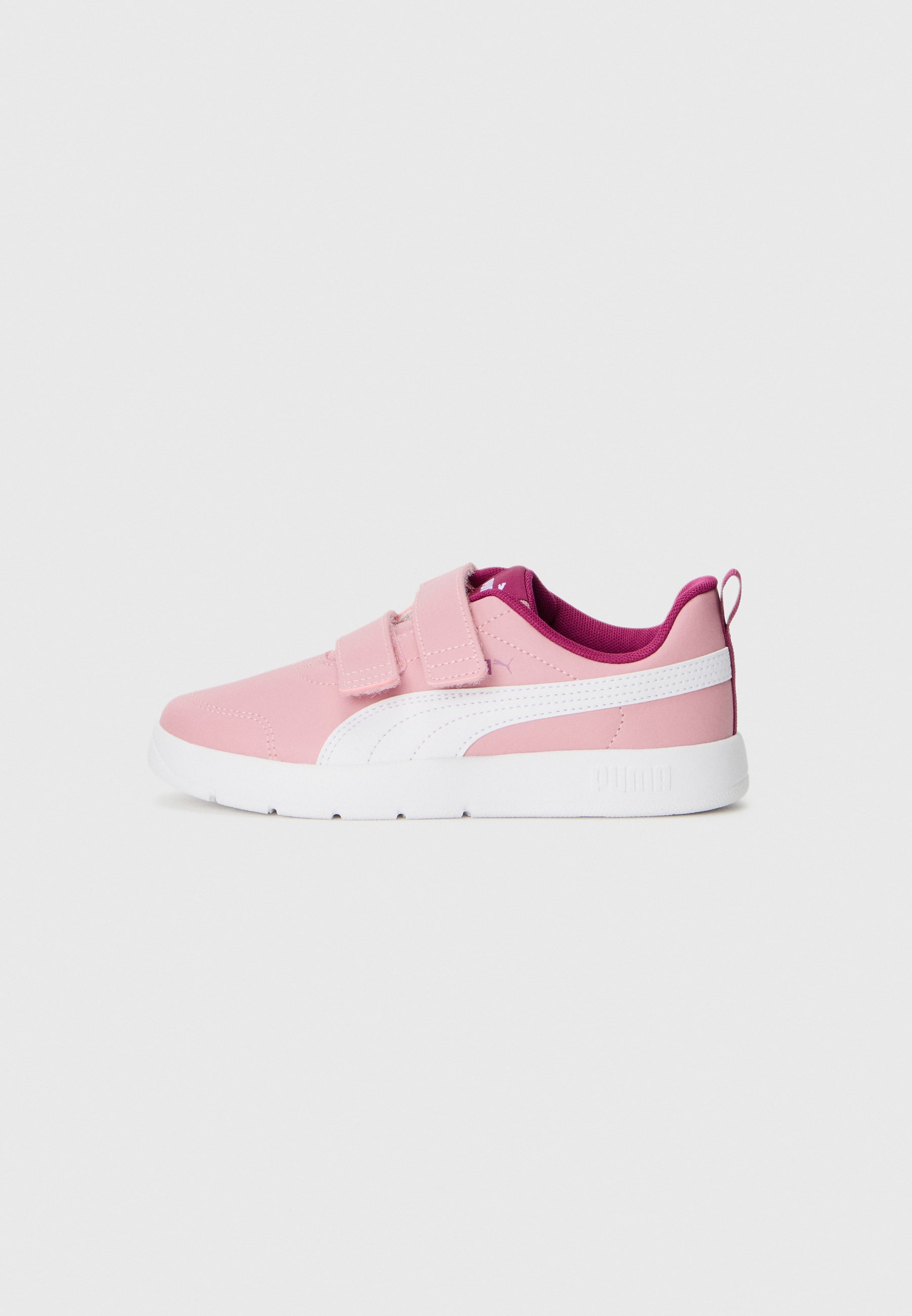 Puma COURTFLEX V3 UNISEX - Scarpe da corsa su strada - rosa/bianco/bacca