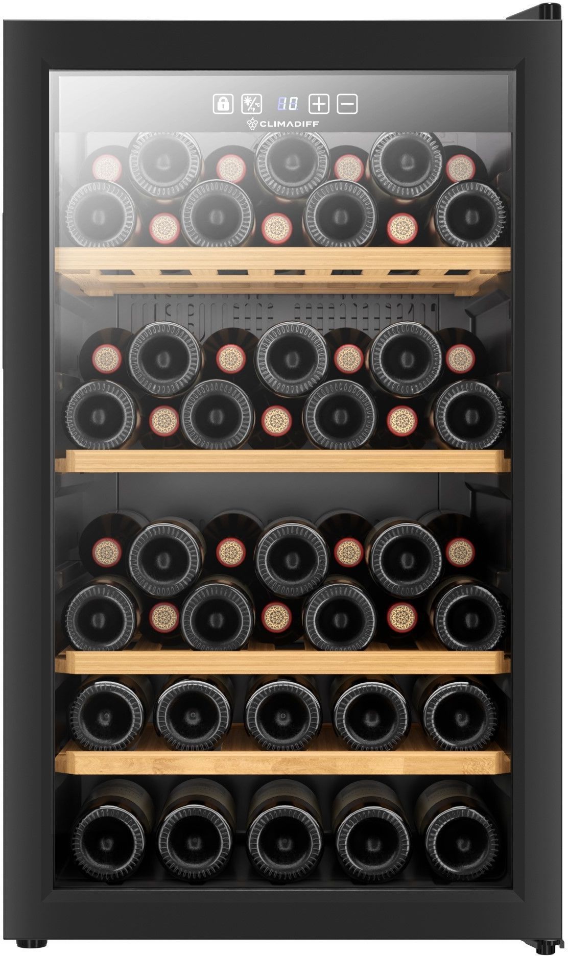 Wine cooler - CLIMADIFF - CLS52B1 - 52 bottles - Energy class G - 49.5 x 56.1 x 83.3 cm