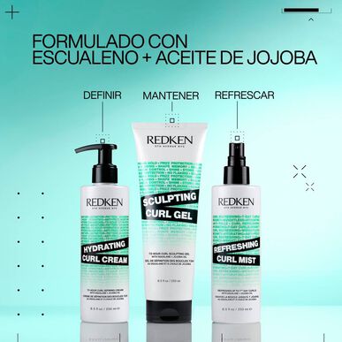 Redken Refreshing Curl Mist Spray, Revitalizáló Göndör Hajlakk, 250 ml