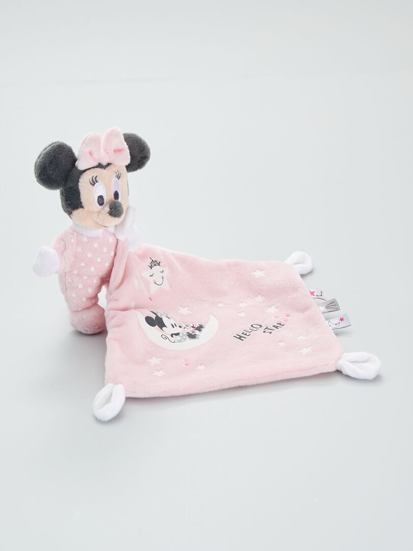Peluche de Minnie Mouse que brilla en la oscuridad - rosa