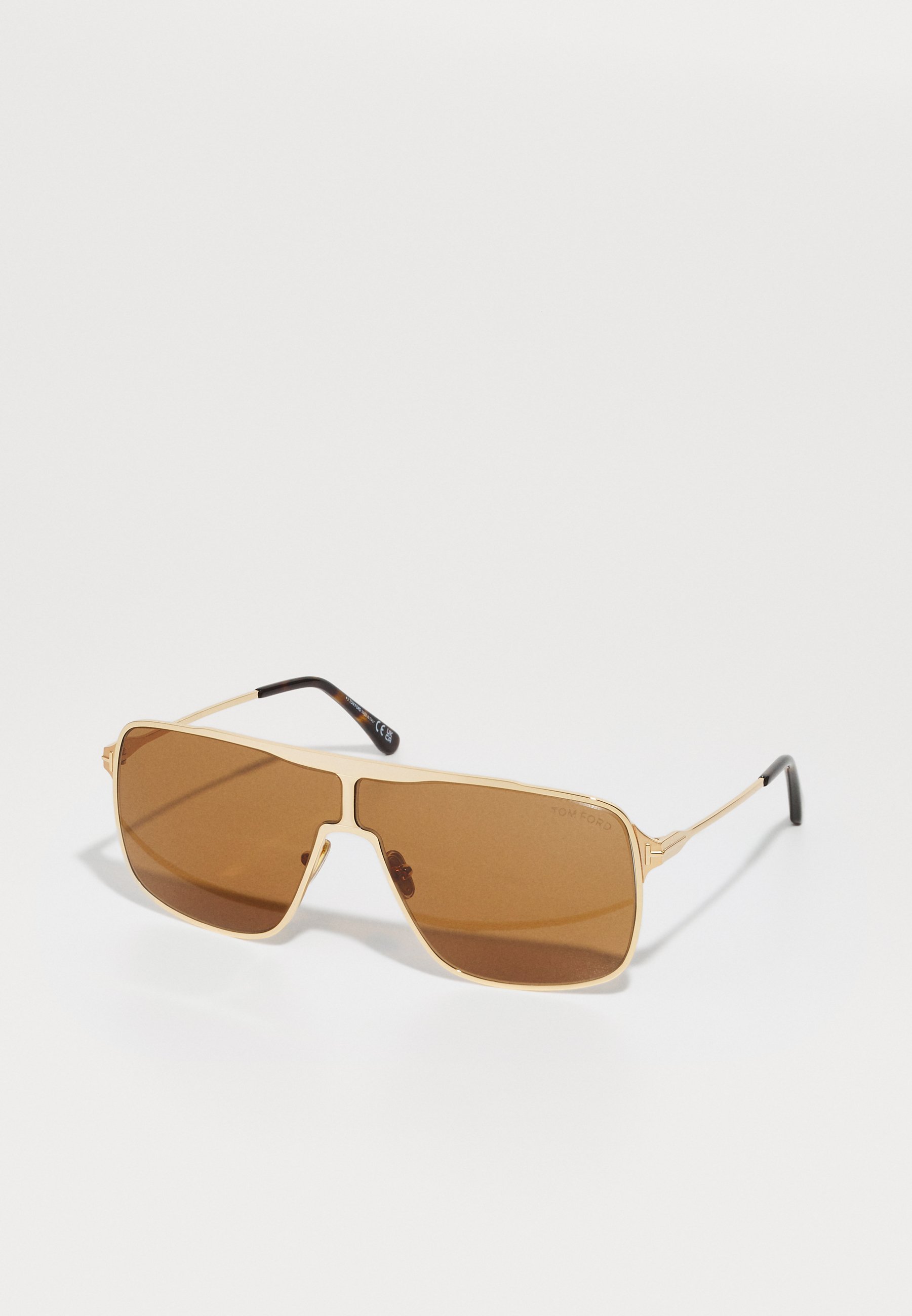 Tom Ford ZAPPA - Zonnebril - glanzend diep goudkleurig/bruin