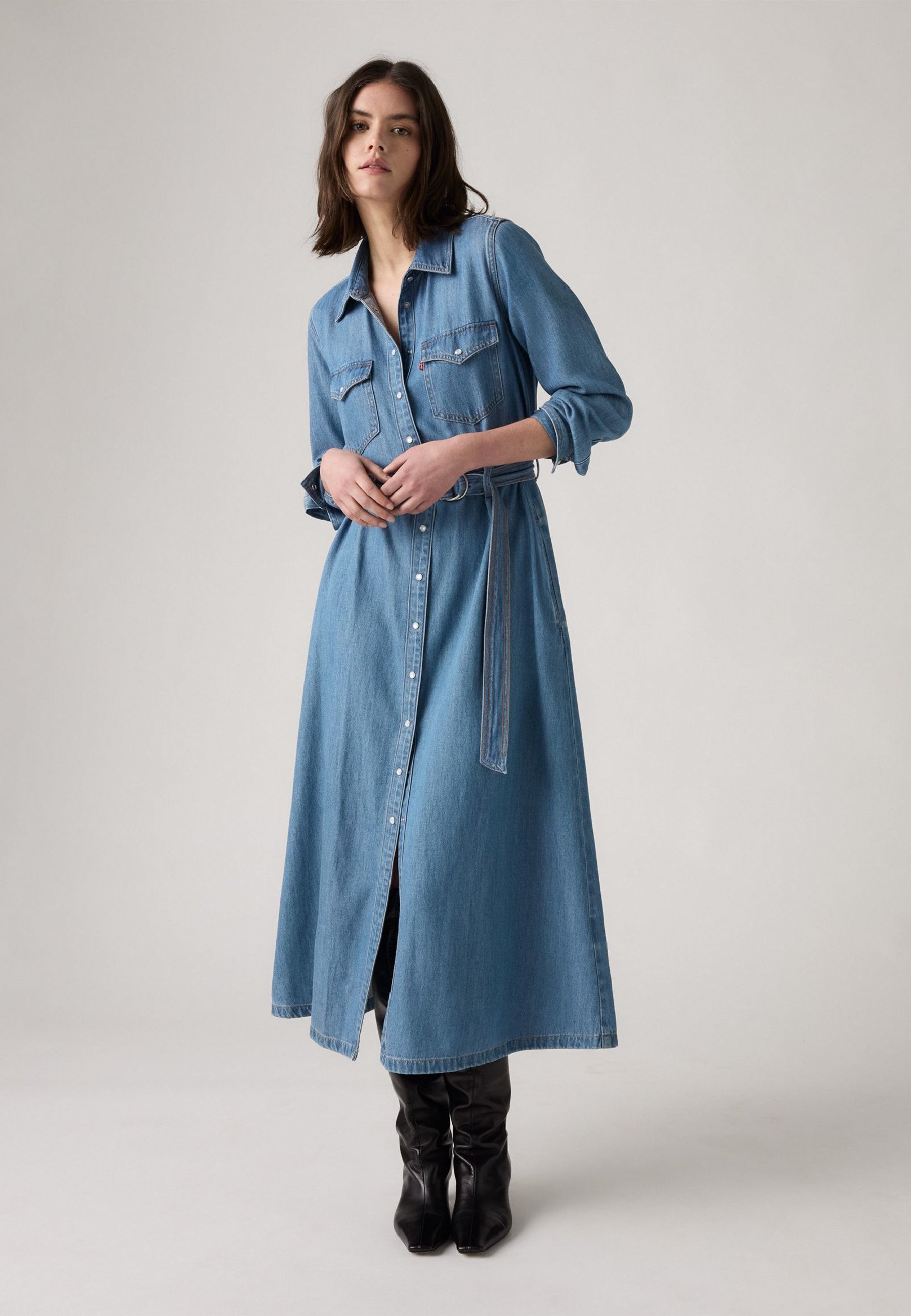 Levi's® QUINCEY - Jeanskleid - Blau