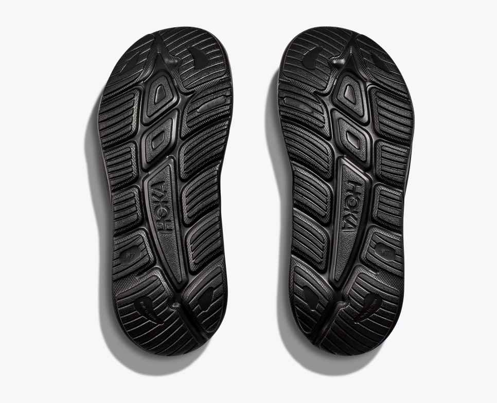 HOKA Sandales de sport Ora noires et blanches