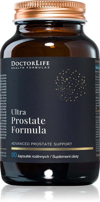 Prehransko dopolnilo v kapsulah Doctor Life Ultra Prostate Formula za pravilno delovanje prostate in sečil
