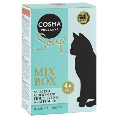 Paquete de prueba de sopas Cosma variadas (4 x 40 g)