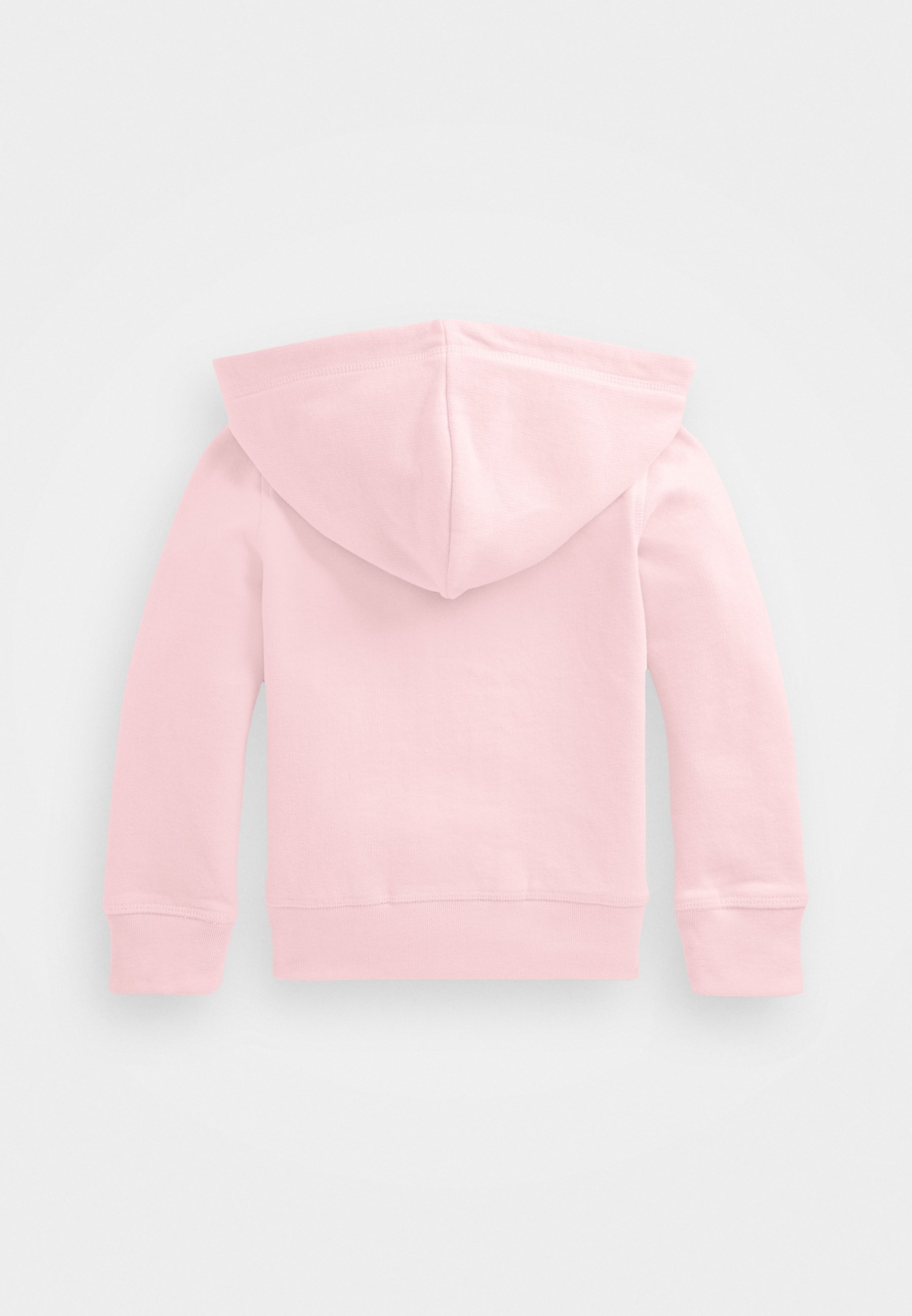 Sweat à capuche zippé en polaire mélangée Polo Ralph Lauren - Doublure rose