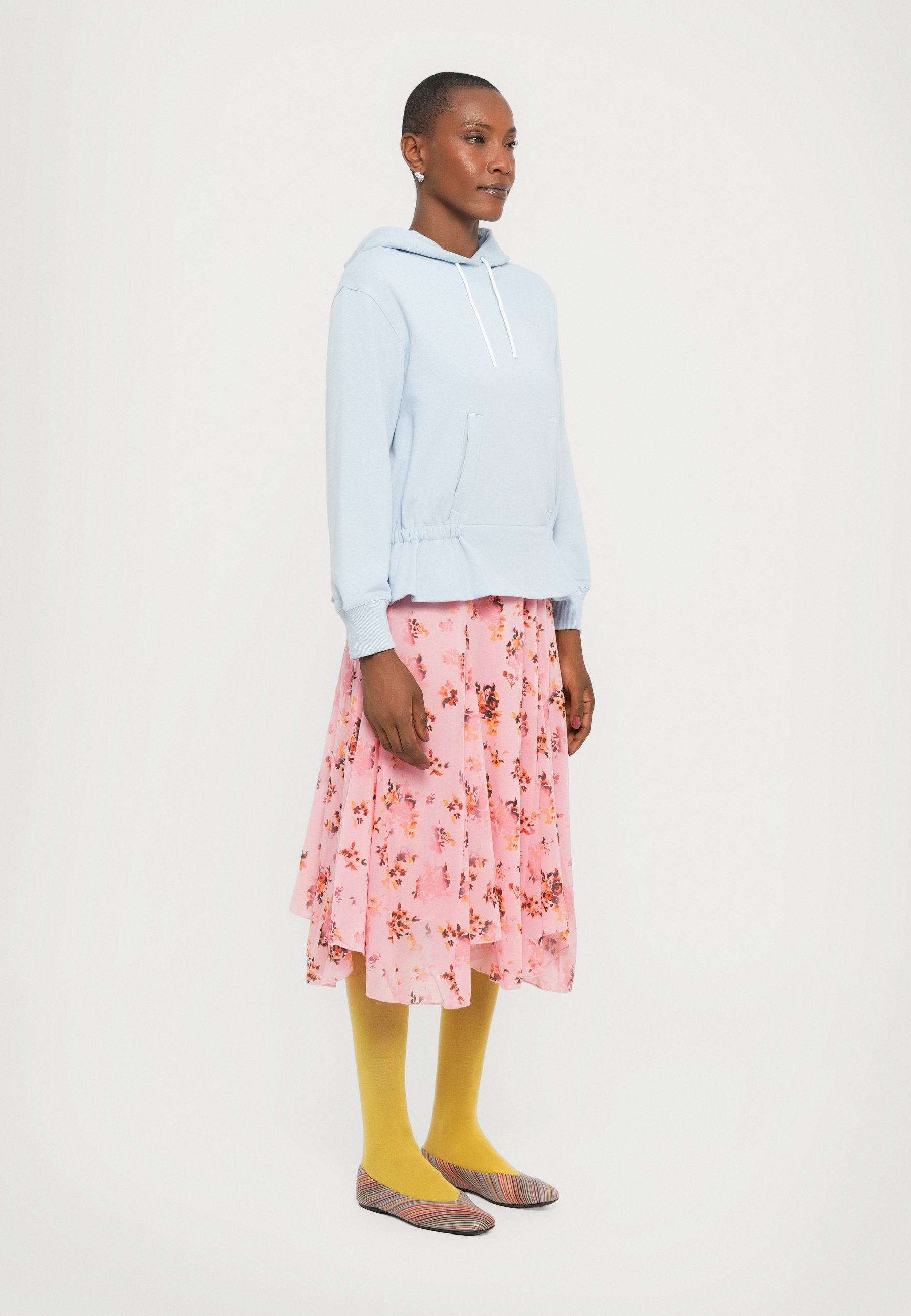 Stine Goya TERRY CINCHED WAIST - Hoodie - brunnera blue