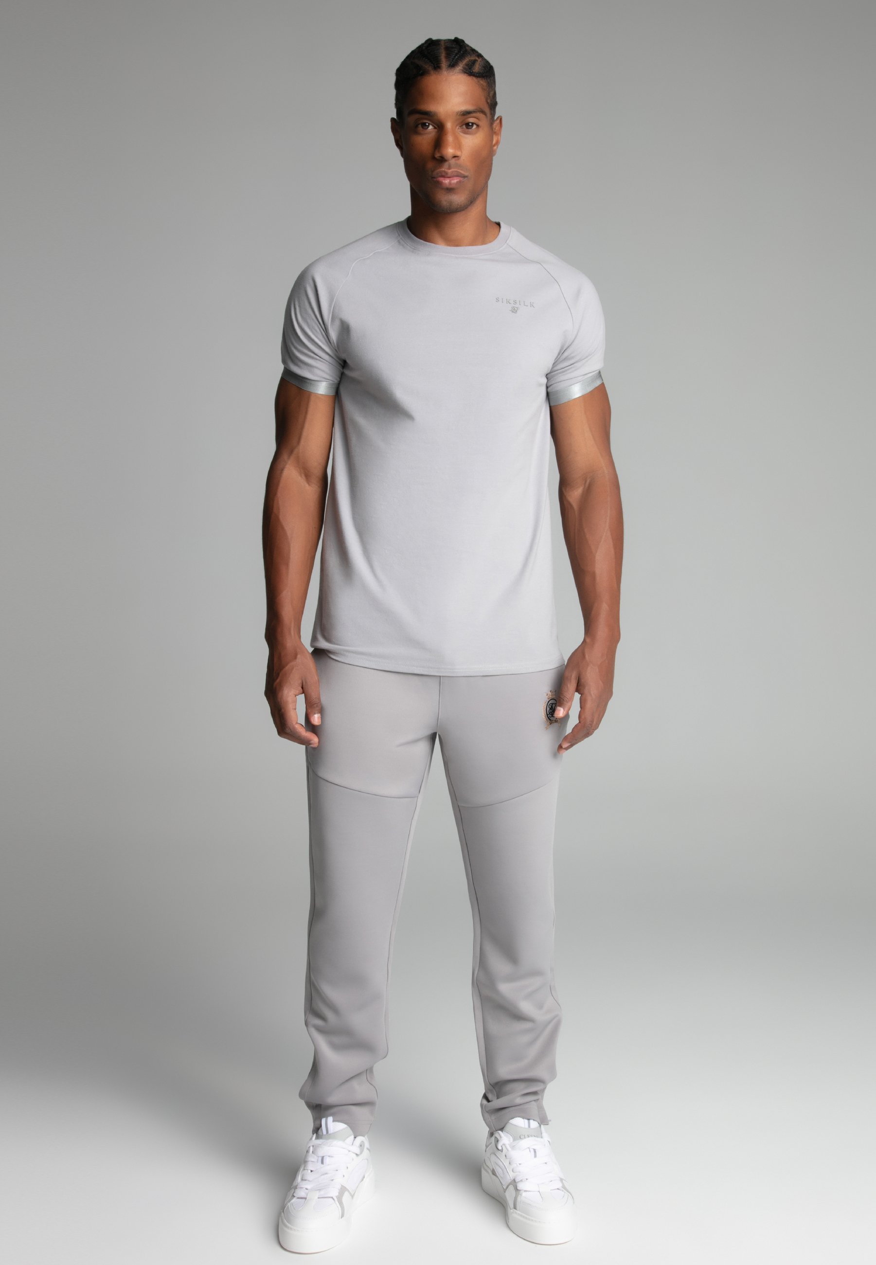 SIKSILK trainingsbroek - grijs