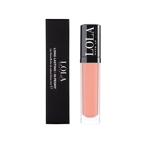 LOLA MAKE UP Brillo de labios de color intenso y duradero 004 Peony