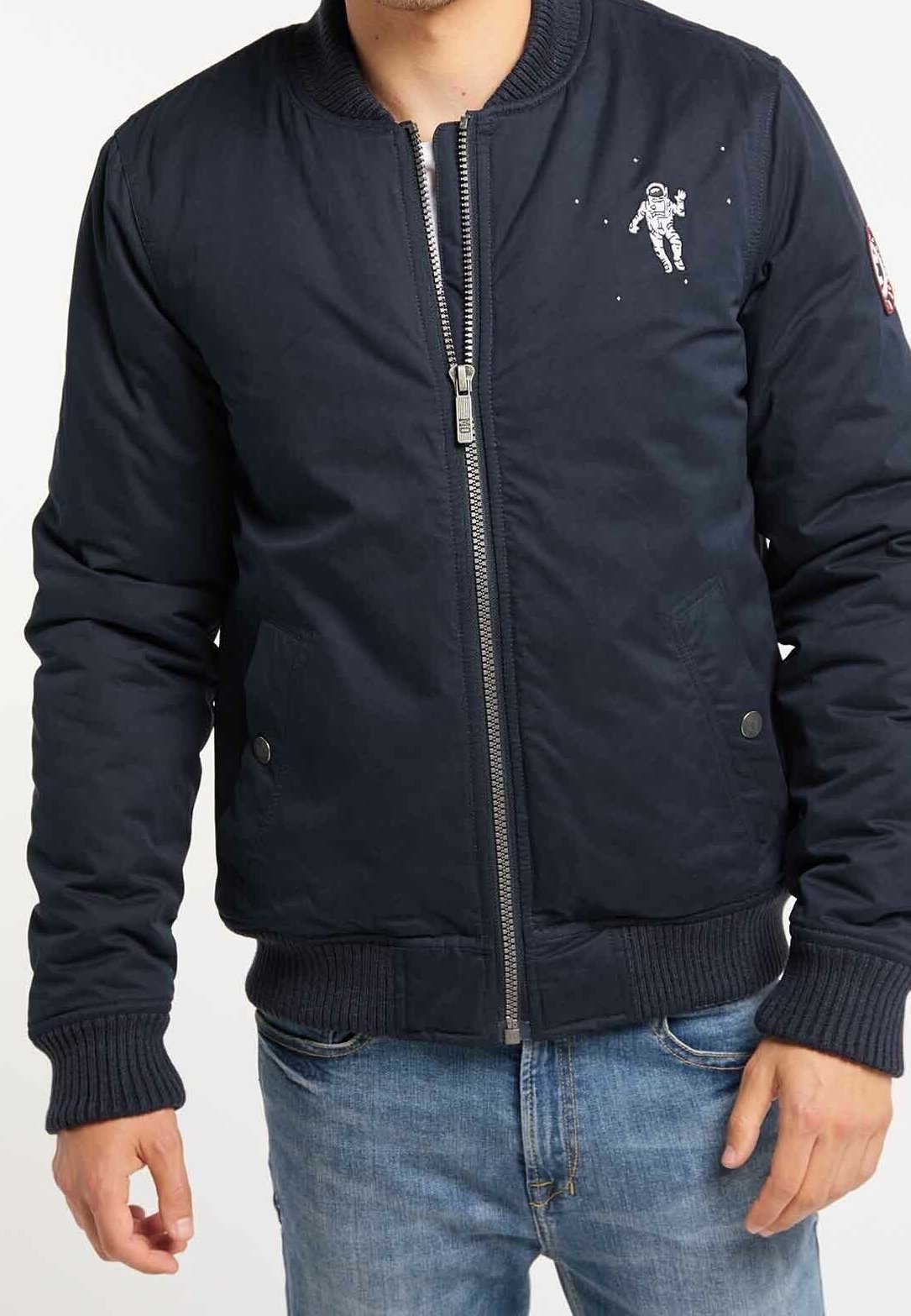 Mo Bomber Jacket - blue