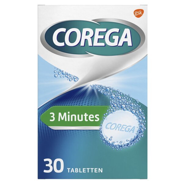Corega 3 Minutes Daily Cleaner Tablete<br>Medicinski proizvod - 30 komada