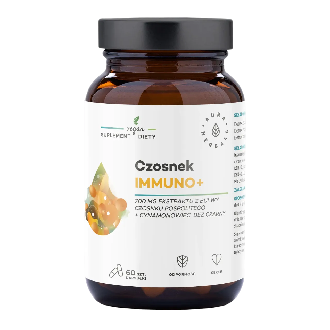 Aura Herbals Czosnek Immuno+, Kapsułki