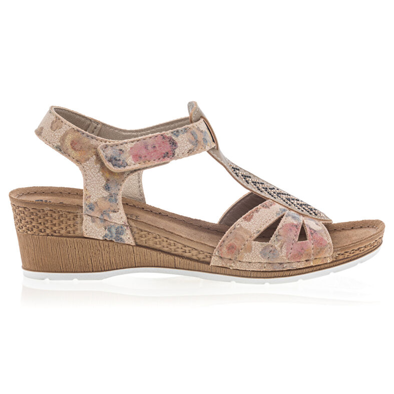 Sandalias marrones para mujer / Zapatos de punta abierta