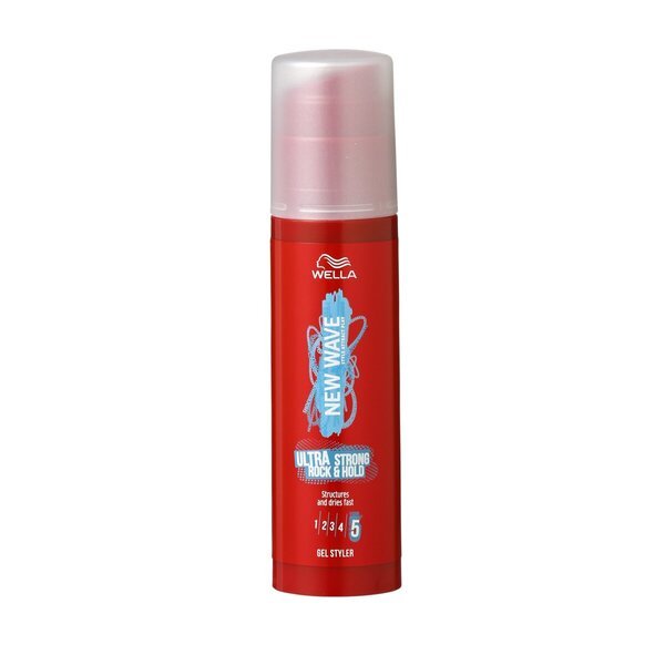 Gel za oblikovanje las Wella New Wave Ultra Strong Rock & Hold, 100 ml