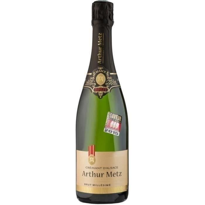 Arthur Metz Millésimé Brut - Crémant d'Alsace x3 -2023