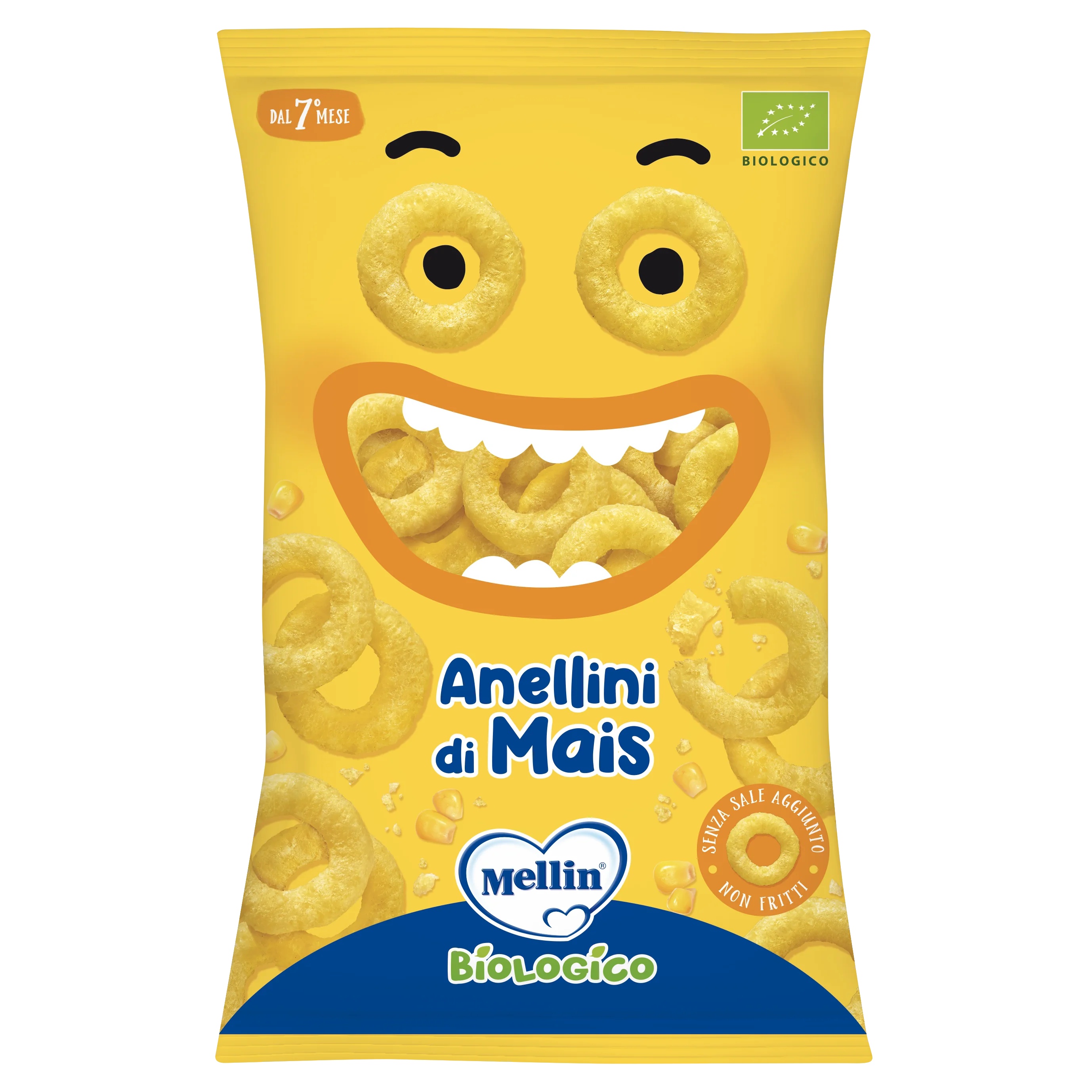 MELLIN Mellin Organic Snack 15 g Maisirõngad