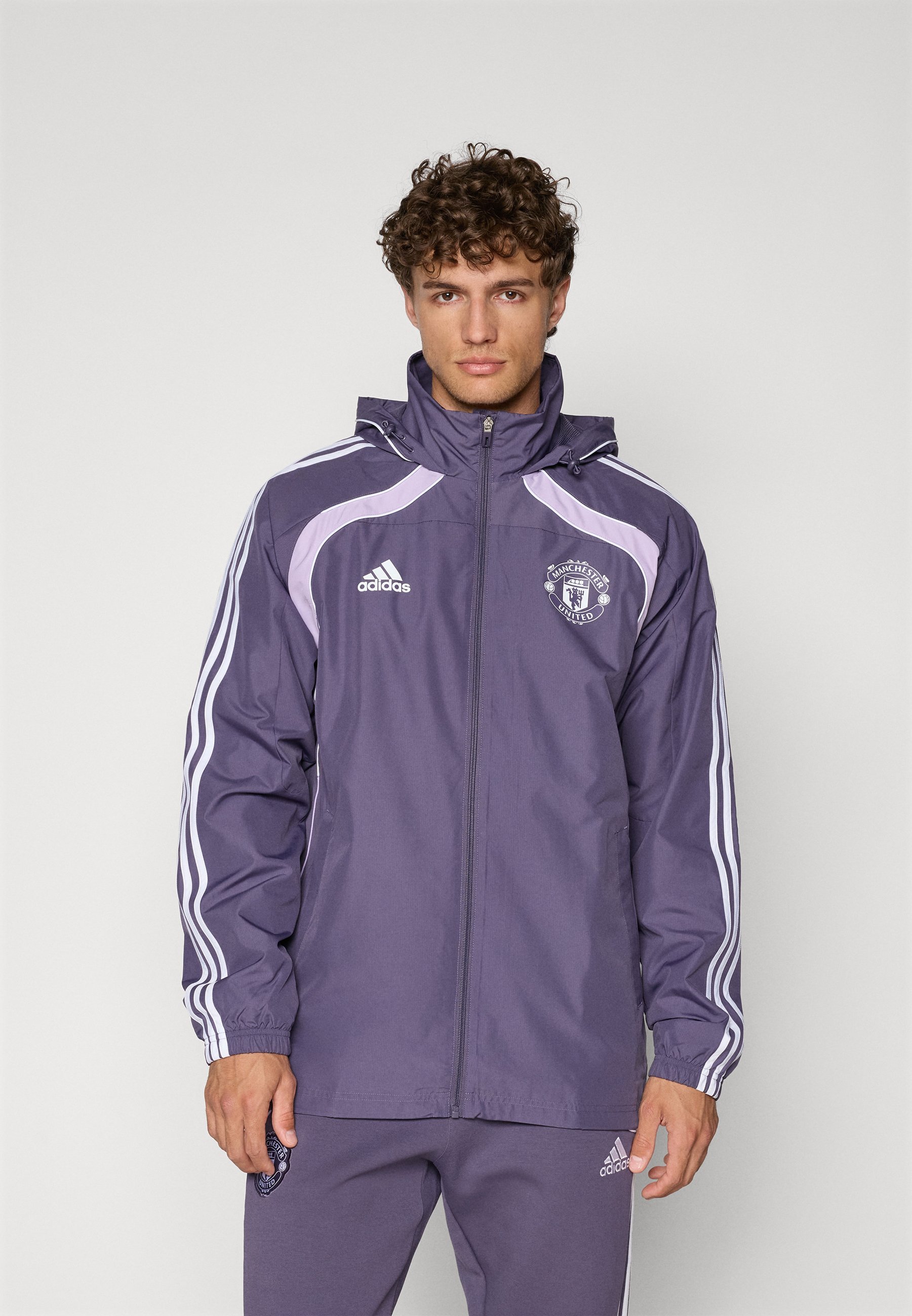 adidas Performance MANCHESTER UNITED UBP WINDBREAKER - Tenue de club - violet dégradé