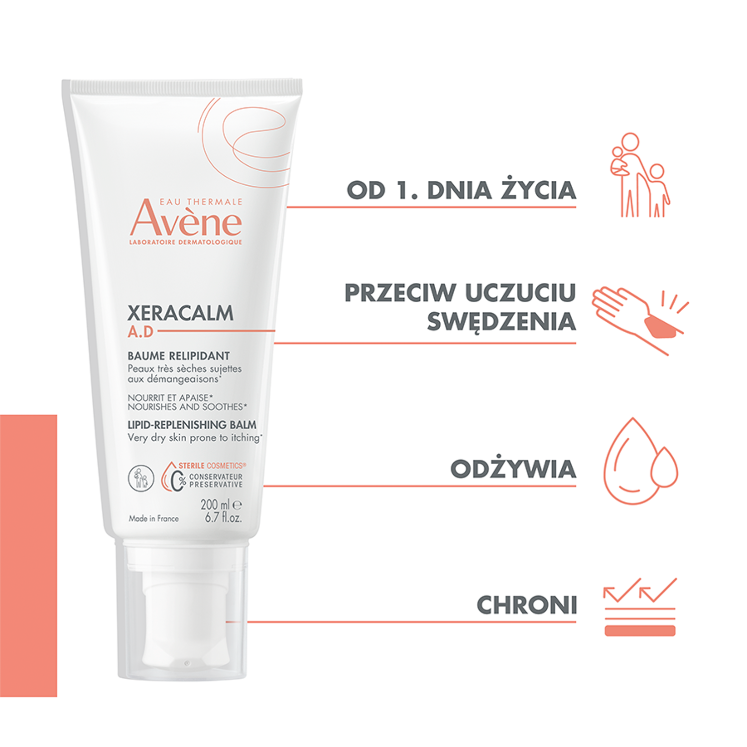 Avène ķermeņa losjons 200 ml