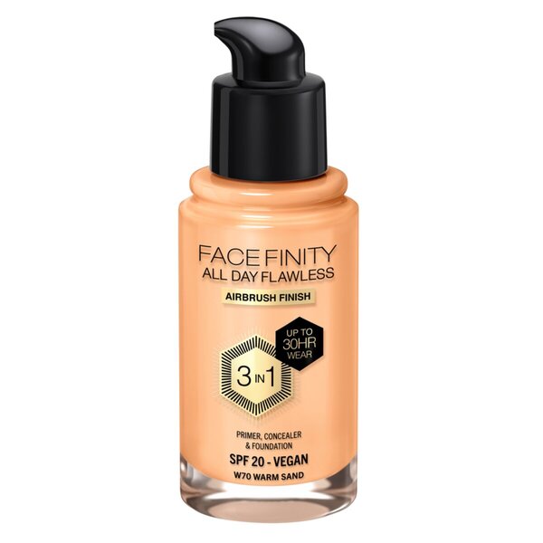 Podkład Max Factor Facefinity All Day Flawless W70 Warm Sand<br>30 ml