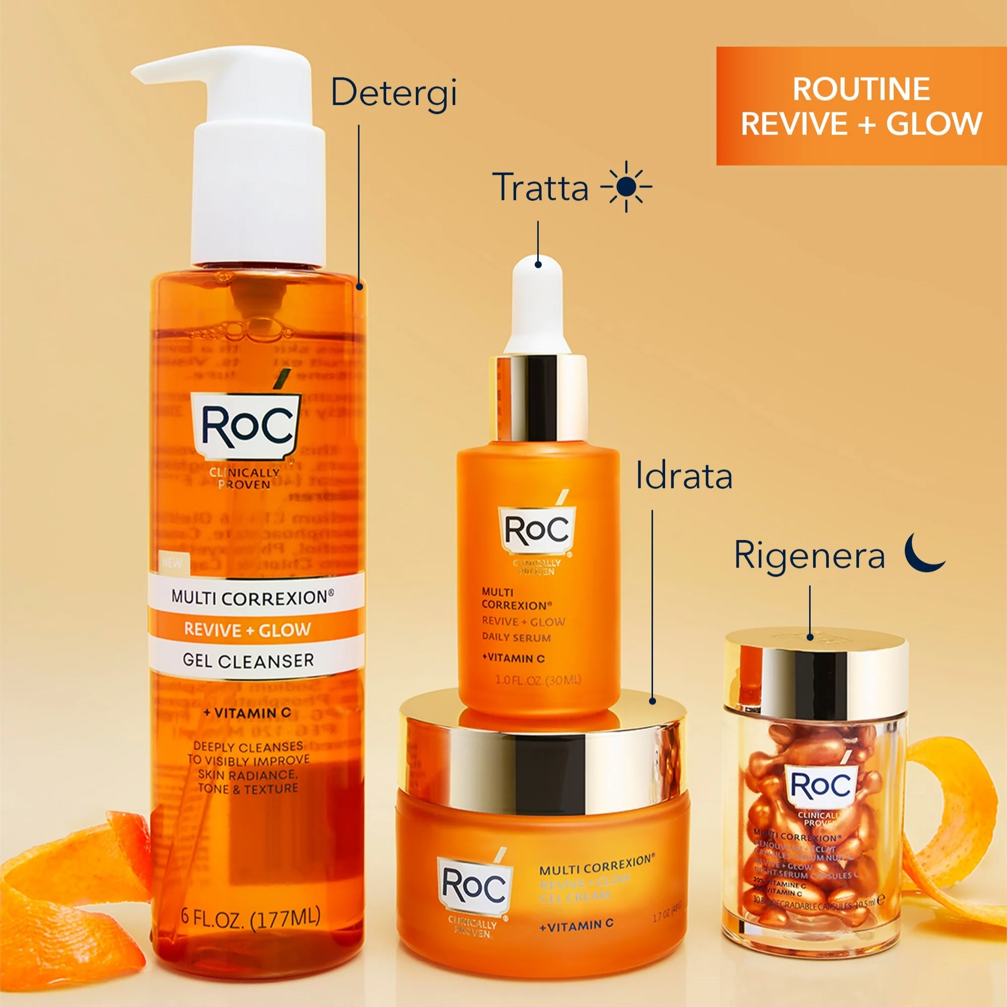 Detergenti e Struccanti Revive + Glow Gel Detergente - Gel detergente viso