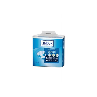Lindor Fraldas Absorventes Elásticos Adultos Grande      20 un 20 un